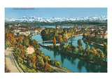 Zurich, Limmat and Sihl, Switzerland Posters