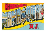 Greetings from Manasquan, New Jersey Print