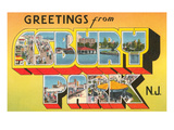Greetings from Asbury Park, New Jersey Poster