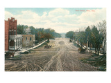 Main Street, Peru, Nebraska Affiches