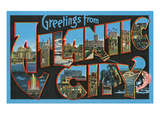 Greetings from Atlantic City, New Jersey Posters