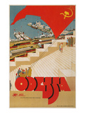 Travel Poster for Odessa, USSR Prints