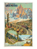 Vintage Travel Poster for Chamonix, France Posters