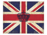 Royal Union Jack Reproduction procédé giclée par Sam Appleman