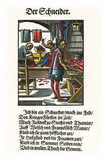 Der Schneider (The Tailor) Premium Giclee Print by Jost Amman