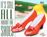 Wizard of Oz - It's All About the Shoes Movie Tin Sign Tin Sign
