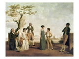 Portrait d'un Famille Vers 1800 (Family portrait c.1800) Giclee Print by Jean Baptiste Isabey