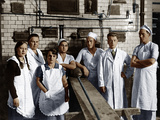 Bakery, Group Picture Photographic Print