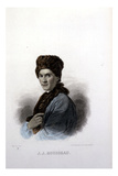 J.J.Rousseau Premium Giclee Print by Allan Ramsay