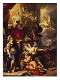 Allegory of the Good Reign, 1690 Giclee Print by Francesco Solimena