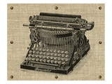 Vintage Typewriter Giclee Print by Sam Appleman