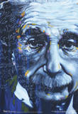 Albert Einstein Artistic Formulas Poster Masterprint