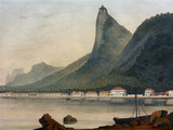 Botafogo Bay, 1822 Giclee Print by Henry Chamberlain