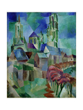 Les Tours de Laon (The Towers of Laon), 1912 Reproduction procédé giclée par Robert Delaunay