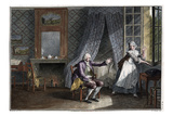Les Dernières Paroles De J. J. Rousseau (Rousseau's Last Words) Premium Giclee Print