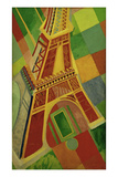 La Tour Eiffel (Eiffel tower), 1926 Reproduction procédé giclée Premium par Robert Delaunay