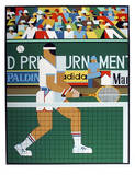 Tennis Player Limited Edition by Giancarlo Impiglia