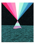 Ocean Blast Reproduction procédé giclée Premium par Mark Warren Jacques