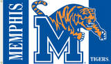 NCAA Memphis Tigers Flag with Grommets Novelty