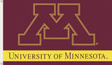 NCAA Minnesota Golden Gophers Flag with Grommets Novelty