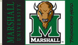 NCAA Marshall Thundering Herd Flag with Grommets Novelty