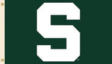NCAA Michigan State Spartans Flag with Grommets Novelty