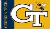NCAA Georgia Tech Yellow Jackets Flag with Grommets Novelty