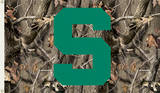 NCAA Michigan State Spartans Camo Flag with Grommets Novelty