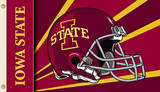 NCAA Iowa State Cyclones Helmet Flag with Grommets Novelty