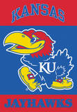 NCAA Kansas Jayhawks 2-Sided House Banner Wall Scroll
