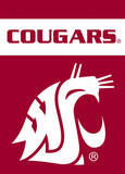 NCAA Washington State Cougars 2-Sided Garden Flag Novelty