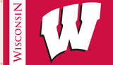 NCAA Wisconsin Badgers Flag with Grommets Novelty
