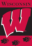 NCAA Wisconsin Badgers 2-Sided House Banner Wall Scroll