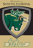 NCAA South Florida Bulls 2-Sided House Banner Wall Scroll