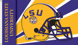 NCAA Louisiana State Tigers Helmet Flag with Grommets Novelty