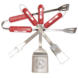 MLB Boston Red Sox Four Piece Stainless Steel BBQ Set Novelty