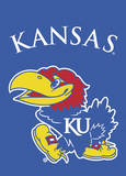 NCAA Kansas Jayhawks 2-Sided Garden Flag Novelty