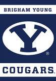 NCAA Brigham Young Cougars 2-Sided House Banner Pergaminho de parede NCAA Brigham Young Cougars 2-Sided House Banner Pergaminho de parede