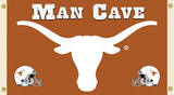 NCAA Texas Longhorns Man Cave Flag with Grommets Novelty