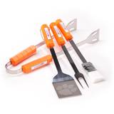 NCAA Clemson Tigers Four Piece Stainless Steel BBQ Set Novelty