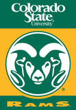 NCAA Colorado State Rams* 2-Sided House Banner Wall Scroll