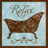 Relax Prints by Rebecca Lyon