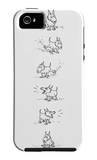 The New Yorker - Dog sits, scratches, barks and sits again - iPhone 5 Cover iPhone 5 Case by George Booth