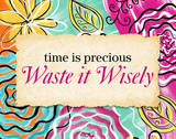 Waste it Wisely Poster by Rebecca Lyon