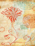 Map Wallflower I Posters by Elizabeth Medley