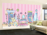 Playing Fashion Dress Up Huge Mural Art Print Poster Wall Mural