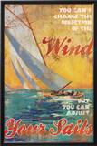 Adjust Your Sails Poster by Dawna Barton