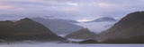 Misty Morning over Derwentwater, Borrowdale Valley, Lake District Nat'l Pk, Cumbria, England, UK Photographic Print by Ian Egner