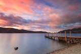 Ashness Landing at Dusk on Derwentwater, Lake District National Park, Cumbria, England, UK Photographic Print by Ian Egner