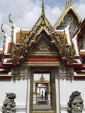 Chedi Rai Near Phra Rabieng Cloister. Wat Phra Chetuphon, (Wat Po), Bangkok, Thailand Photographic Print by J P De Manne